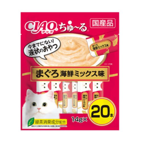 이나바 챠오츄르 참치&해물믹스 SC-127 280g (14g x 20p)