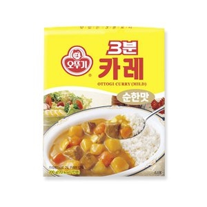오뚜기 3분 카레 순한맛 200g[24개]