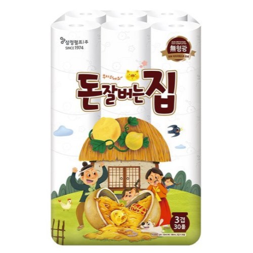  돈잘버는집 30m (30롤) [2팩]