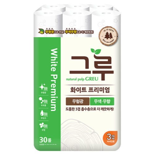 그루 화이트 프리미엄 27m (30롤)