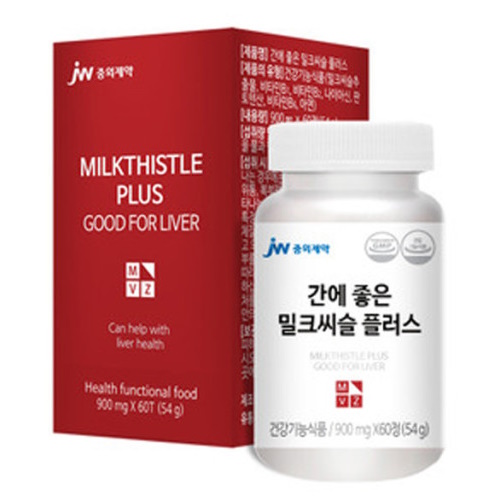 JW중외제약 간에 좋은 밀크씨슬 플러스 60정