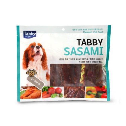 테비토퍼 테비 사사미 오리고기 바 300g