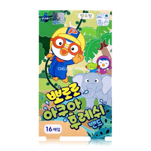  영케미칼 뽀로로 아쿠아 후레쉬밴드 16매 [1팩(16매)]
