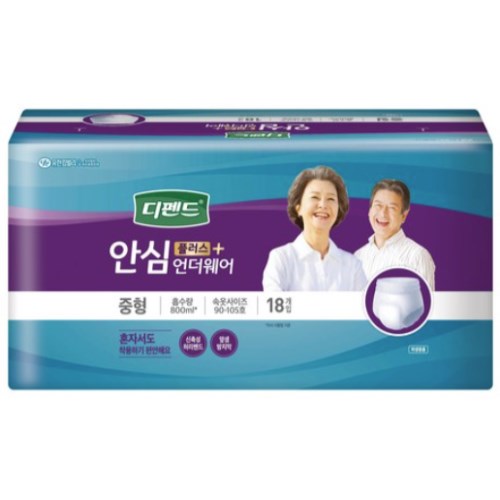디펜드 안심플러스 언더웨어 중형 18개