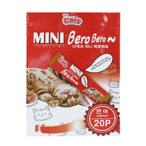 더캣츠 미니 베로베로 연어 200g (10g x 20p)