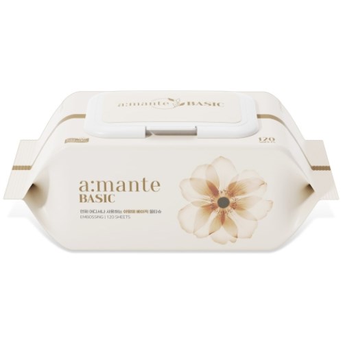 아망떼 베이직 물티슈 캡형 120매