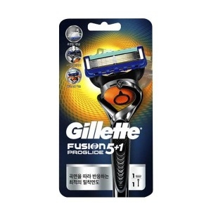 질레트  퓨전 프로글라이드 매뉴얼 플렉스볼 + 면도날