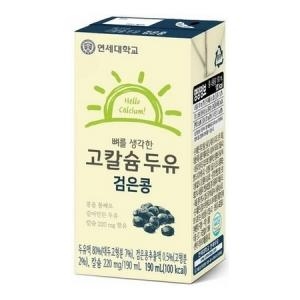 연세두유 뼈를 생각한 고칼슘 검은콩 190ml