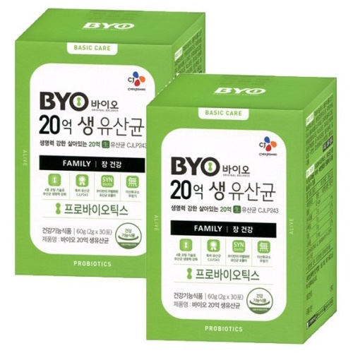 BYO(바이오) 20억 생 유산균 2g 30포