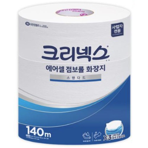 크리넥스 에어셀 스탠다드 점보롤 화장지 1겹 140m