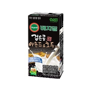 정식품 베지밀 검은콩 아몬드 & 호두 두유 190ml