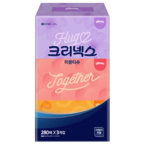 크리넥스 미용티슈 280매 (3입)