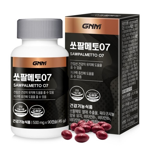 GNM자연의품격 쏘팔메토 07 500mg 90캡슐
