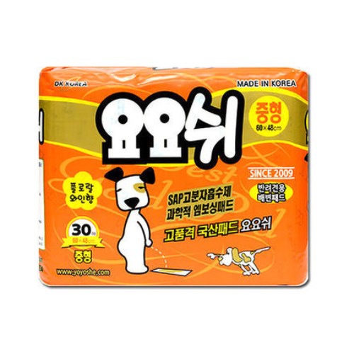 DK코리아 요요쉬 패드 중형 52g 30매
