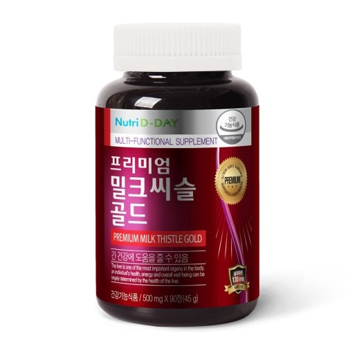 뉴트리디데이 프리미엄 밀크씨슬 골드 500mg 90정