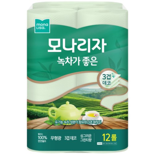 모나리자 녹차가좋은 30m (12롤)