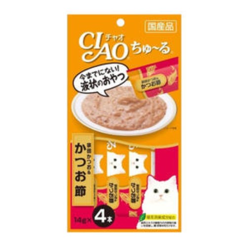 이나바 챠오츄르 가다랑어&가츠오부시 4SC-75 56g (14g x 4p)