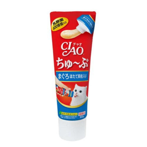 이나바 챠오 츄브 참치&가리비관자 CS-152 80g