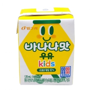 빙그레 바나나맛 우유 kids 120ml