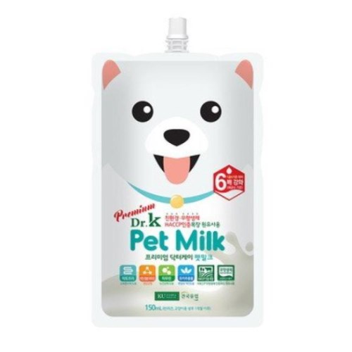 건국유업 프리미엄 닥터케이 펫밀크 150ml