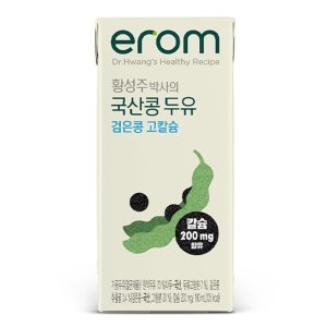 이롬 황성주 국산콩 두유 검은콩 고칼슘 190ml