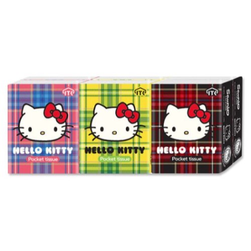 헬로키티 포켓티슈 10매 (6입)