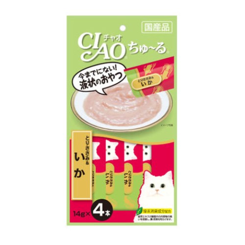 이나바 챠오츄르 닭가슴살&오징어 SC-79 56g (14g x 4p)