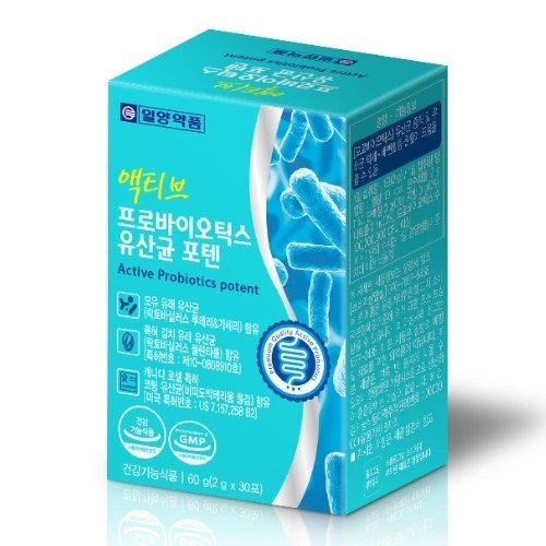 일양약품 액티브 프로바이오틱스 모유유래 유산균 포텐 2g 30포