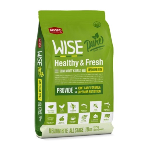 데이스포 독 와이즈 퓨어 미디움바이트 15kg