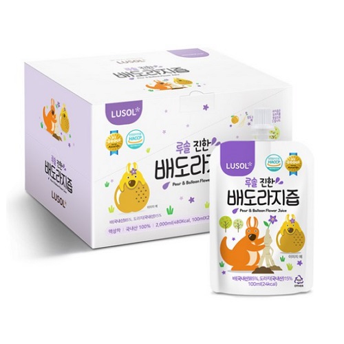 루솔이 만든 진한 배 도라지즙 100ml