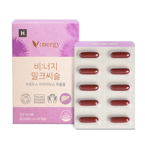  휴럼 비너지 밀크씨슬 650mg 60캡슐 [1개] 상품이미지