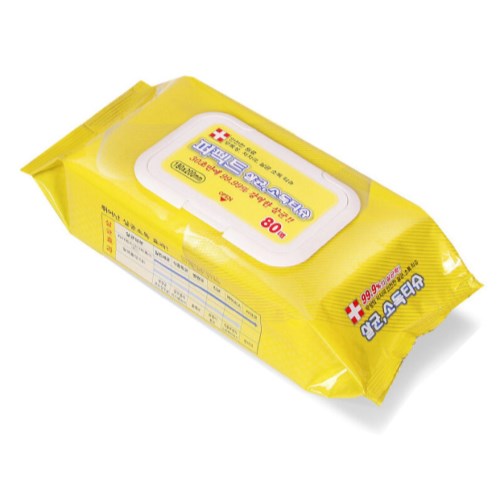 케어메이트  퍼펙트 살균 소독티슈 캡형 80매