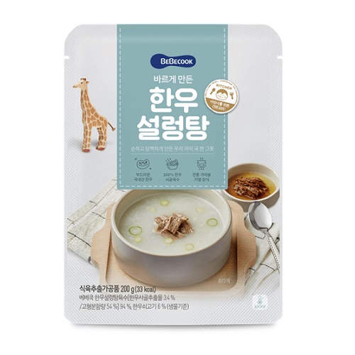 베베쿡 바르게 만든 한우설렁탕 200g