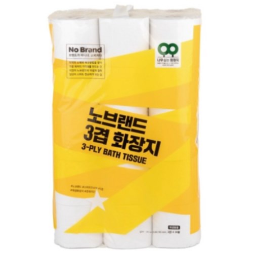 노브랜드 3겹 화장지 30m (30롤)