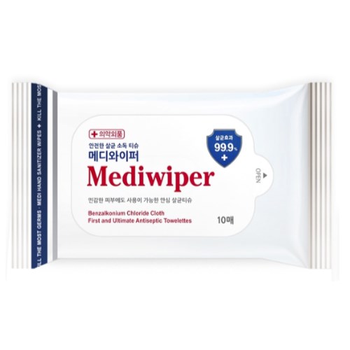 메디와이퍼 물티슈 리필형 10매
