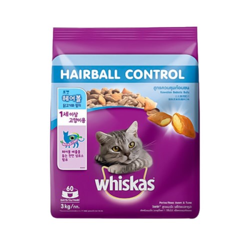 위스카스 포켓 헤어볼 닭고기와 참치 3kg