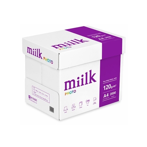 한국제지 밀크 포토 복사용지 A4 120g