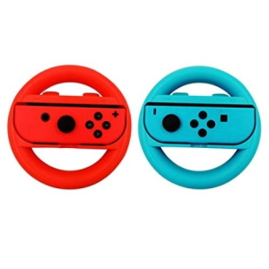 경문엔터테인먼트 겜맥 닌텐도 스위치 조이콘 레이싱 휠 그립