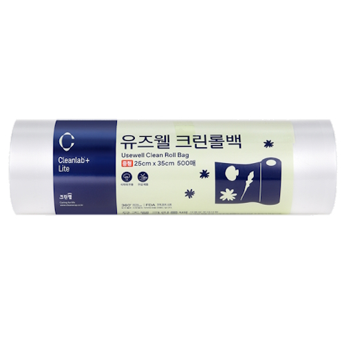 크린랲  유즈웰 크린롤백 25x35cm (중) 500매