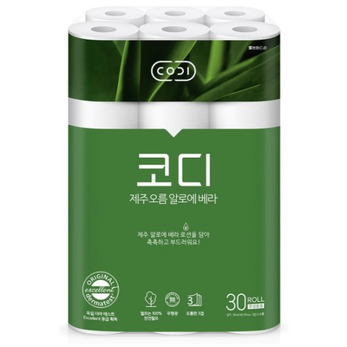 코디 제주 오름 알로에 베라 30m (30롤)