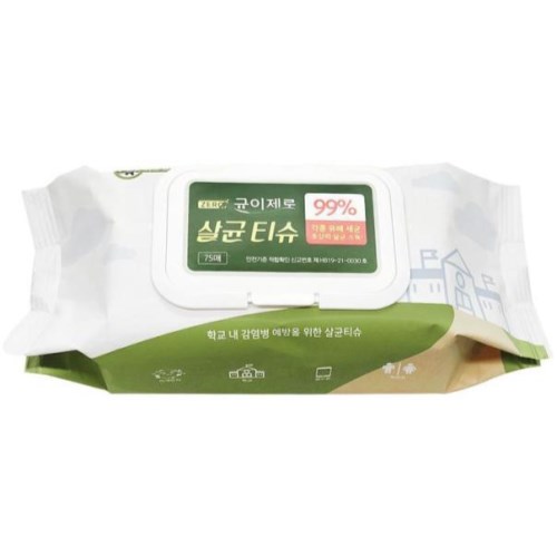 태양  균이제로 살균 티슈 캡형 75매