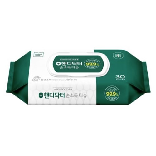  모나리자 핸디닥터 손소독 티슈 캡형 30매 [10팩] 상품이미지