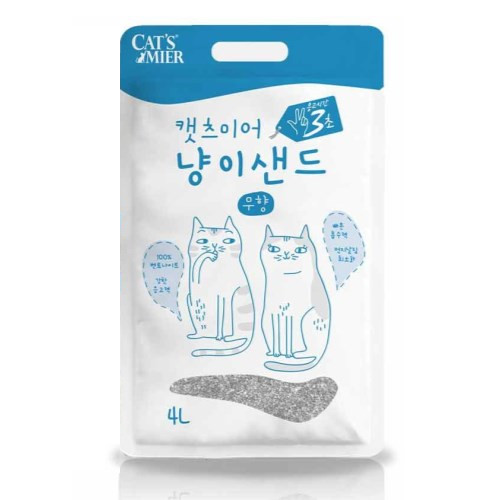   캣츠미어 냥이샌드 무향 4L 6개 상품이미지