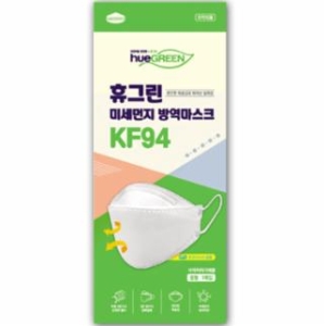 마스크로 휴그린 미세먼지 방역마스크 KF94 대형 화이트