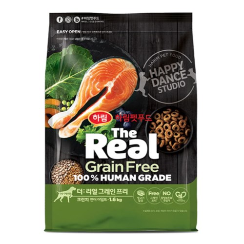 더리얼 독 그레인프리 크런치 연어 어덜트 5.8kg