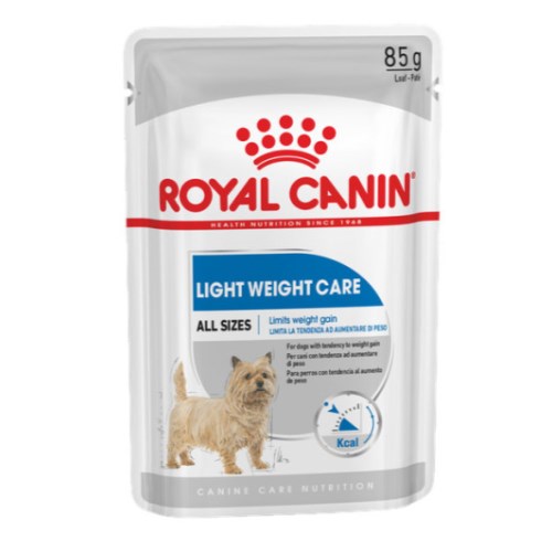 로얄캐닌 라이트 웨이트 케어 파우치 85g
