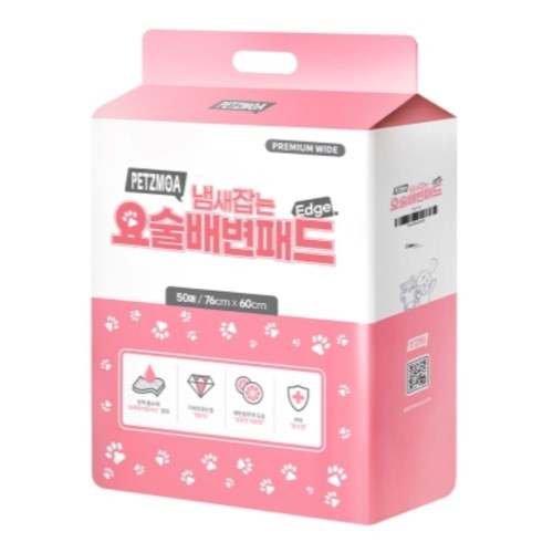 코비마운틴 페츠모아 냄새잡는 요술배변패드 대형 50매
