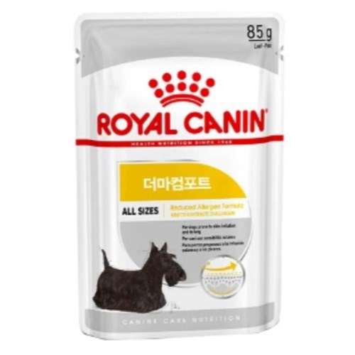 로얄캐닌 독 더마컴포트 파우치 85g