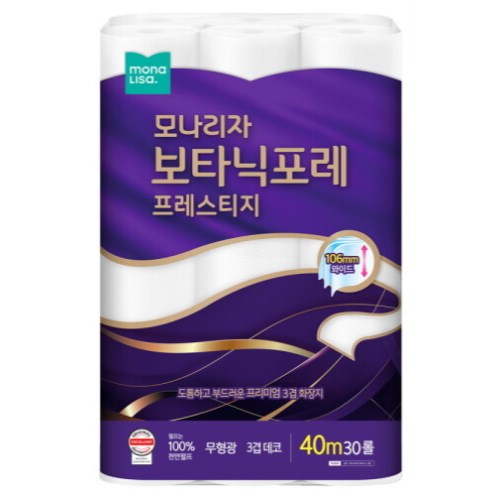 모나리자 보타닉포레 프레스티지 40m (30롤)
