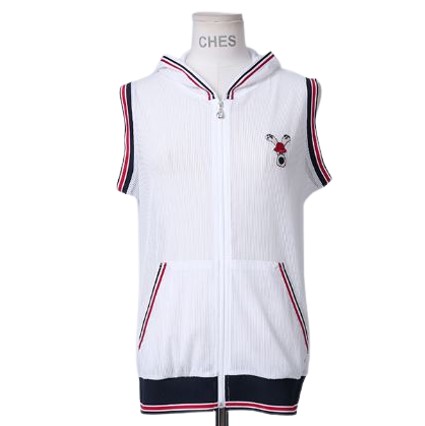 여성 체스 펫캡 후드 망사조끼